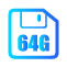 64G存储空间 64G存储空间